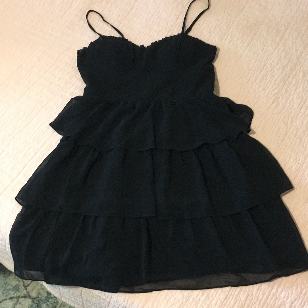 Fun and flirty little black dress